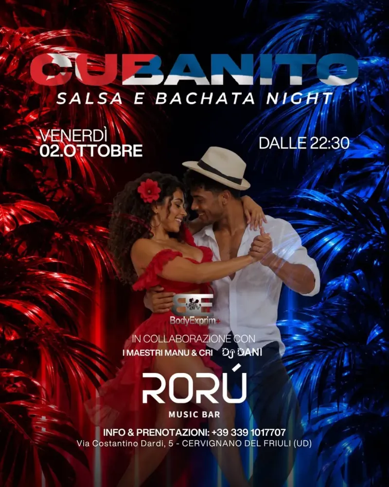 Cubanito – Salsa e Bachata Night